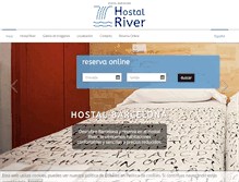 Tablet Screenshot of hostalriver.com